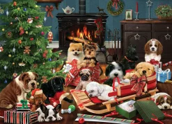 Cobble Hill Christmas Puppies | 500 Piece- 500 Piece
