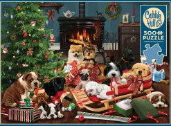 Cobble Hill Christmas Puppies | 500 Piece- 500 Piece