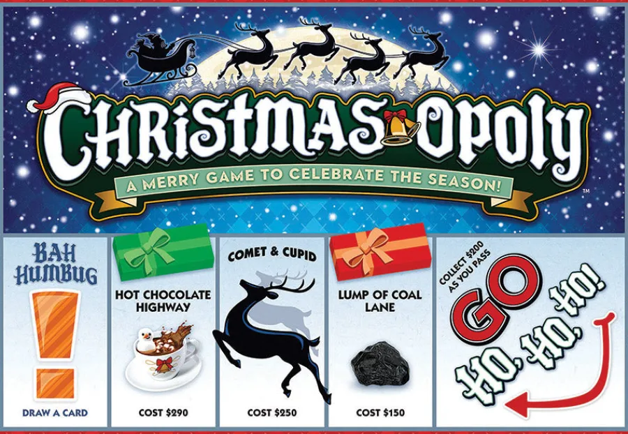 Cobble Hill Christmas-Opoly Board Game- Game With Themes! | Games