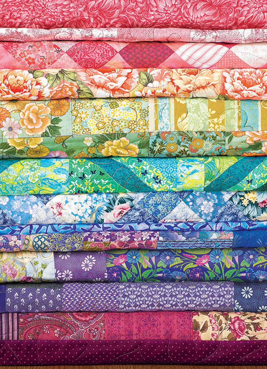 Cobble Hill Comfortable Rainbow | 1000 Piece- 1000 Piece | Flowers / Gardens