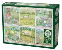 Cobble Hill Cottage Gardens | 1000 Piece- 1000 Piece | Countryscape