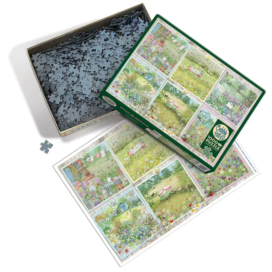 Cobble Hill Cottage Gardens | 1000 Piece- 1000 Piece | Countryscape