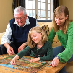 Cobble Hill Cottage Pond (Family) | Family Pieces 350- Family Pieces 350 | Countryscape