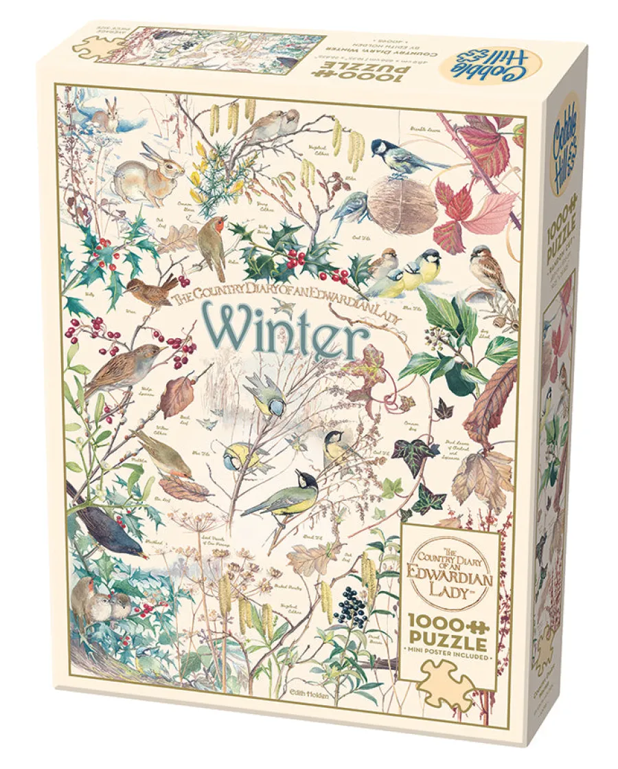 Cobble Hill Country Diary: Winter | 1000 Piece- 1000 Piece | Birds