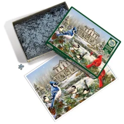 Cobble Hill Country House Birds | 1000 Piece- 1000 Piece | Countryscape