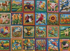 Cobble Hill Country Life Crochet | 1000 Piece- 1000 Piece | Countryscape