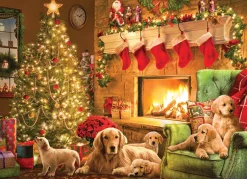 Cobble Hill Cozy Fireplace | 1000 Piece- 1000 Piece | Dogs