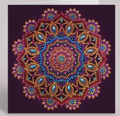 Cobble Hill Crystal Art Card Kit: Mandala- Christmas