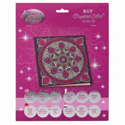 Cobble Hill Crystal Art Card Kit: Mandala- Christmas