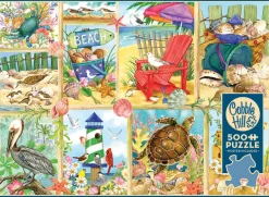 Cobble Hill Day at the Beach | 500 Piece- 500 Piece | Waterscape