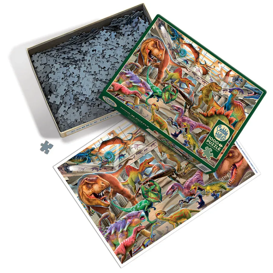 Cobble Hill Dino Museum | 1000 Piece- 1000 Piece | Wildlife