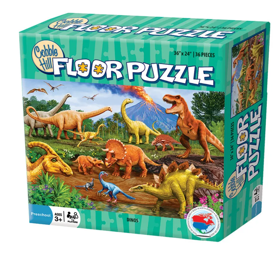 Cobble Hill Dinos (Floor 36pc)- Floor Puzzles | Cartoon