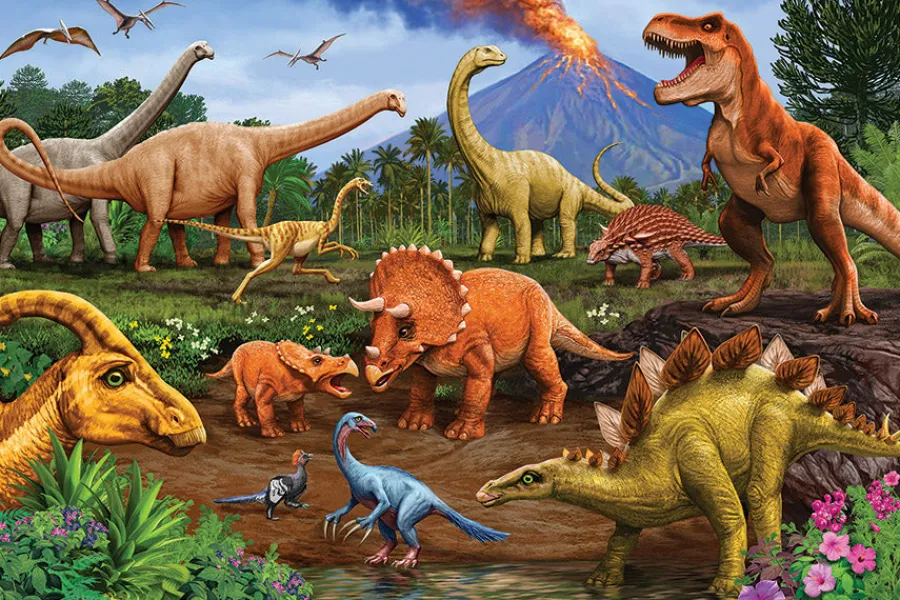 Cobble Hill Dinos (Floor 36pc)- Floor Puzzles | Cartoon