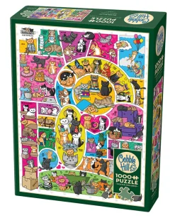 Cobble Hill Doodlecats | 1000 Piece- 1000 Piece | Cats