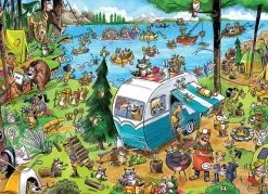 Cobble Hill DoodleTown: Call of the Wild | 1000 Piece- 1000 Piece | Mountainscape