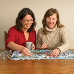 Cobble Hill DoodleTown: Viking Voyage | 1000 Piece- 1000 Piece | Waterscape
