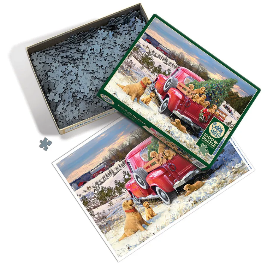 Cobble Hill Family Outing | 1000 Piece- 1000 Piece | Countryscape