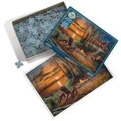 Cobble Hill Fireside | 500 Piece- 500 Piece | Countryscape