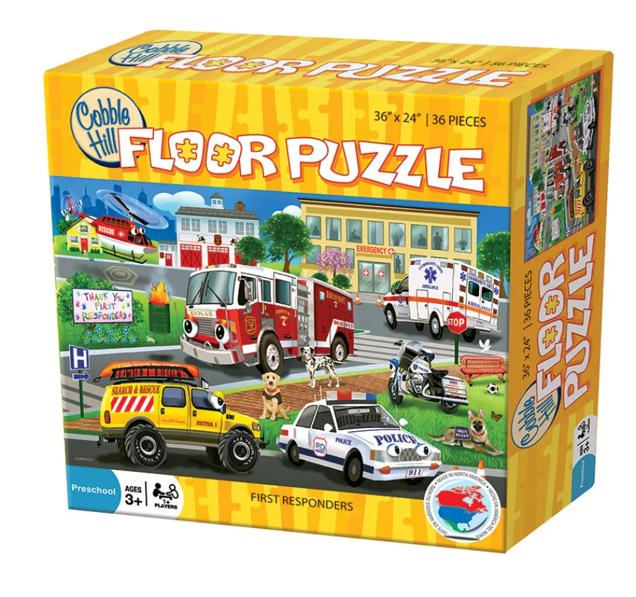 Cobble Hill First Responders (Floor 36pc)- Floor Puzzles | Townscape