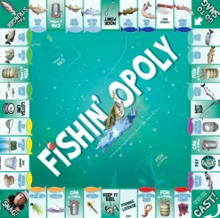 Cobble Hill Fishin' Opoly Board Game- Fishing Adventures | Game With Themes!
