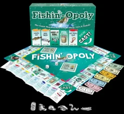 Cobble Hill Fishin' Opoly Board Game- Fishing Adventures | Game With Themes!