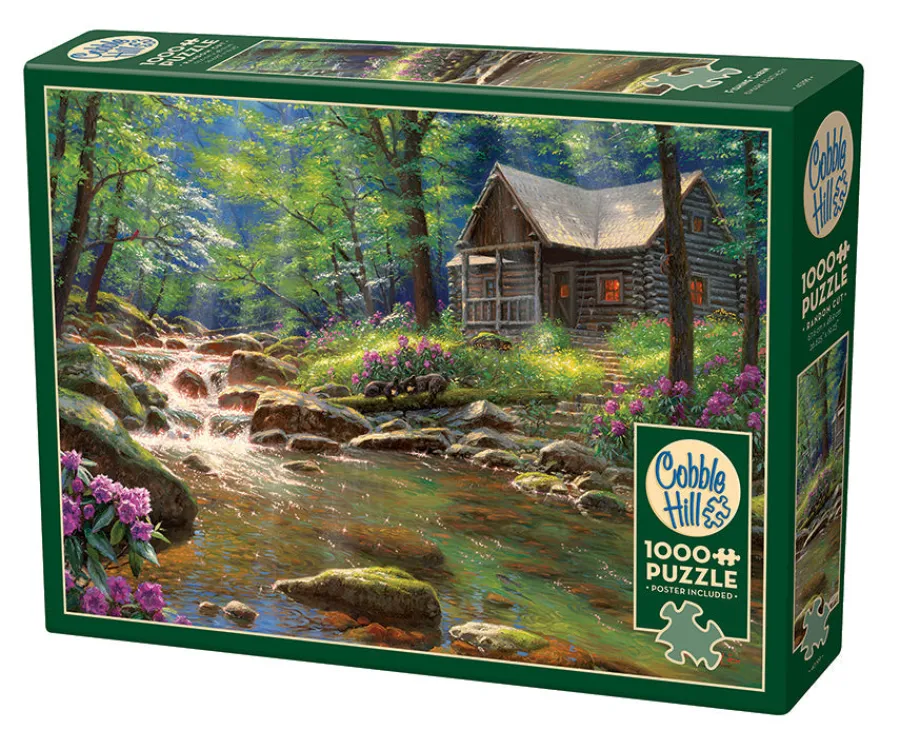 Cobble Hill Fishing Cabin | 1000 Piece- 1000 Piece | Countryscape