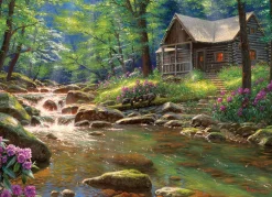 Cobble Hill Fishing Cabin | 1000 Piece- 1000 Piece | Countryscape