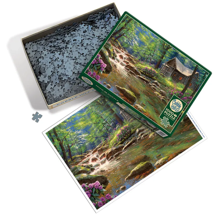 Cobble Hill Fishing Cabin | 1000 Piece- 1000 Piece | Countryscape
