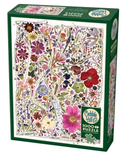 Cobble Hill Flower Press: Spring | 1000 Piece- 1000 Piece | Collage - Variety