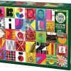 Cobble Hill Found Alphabet | 1000 Piece- 1000 Piece | Collage - Busy