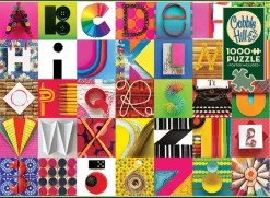 Cobble Hill Found Alphabet | 1000 Piece- 1000 Piece | Collage - Busy