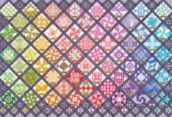 Cobble Hill Four Square Quilt Blocks | 2000 Piece- 2000 Piece | Sewing / Quilting