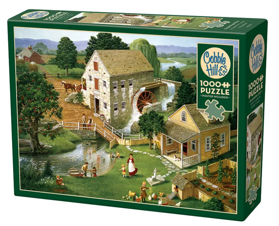 Cobble Hill Four Star Mill | 1000 Piece- 1000 Piece | Countryscape