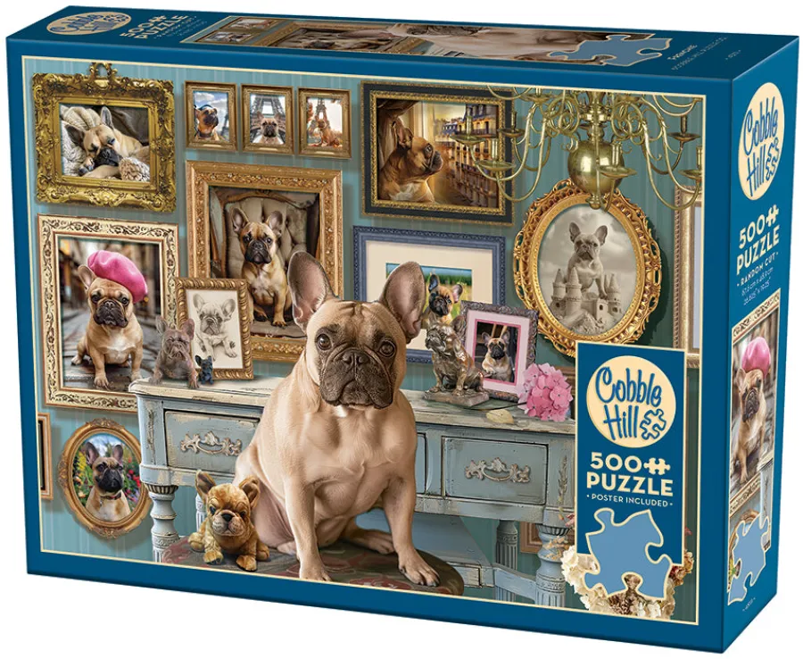 Cobble Hill Frenchie | 500 Piece- 500 Piece | Dogs