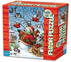 Cobble Hill Frosty Feeds His Friends (Floor 48pc)- Floor Puzzles | Birds