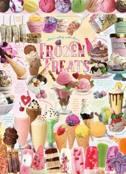 Cobble Hill Frozen Treats | 1000 Piece- 1000 Piece | Collage - Variety