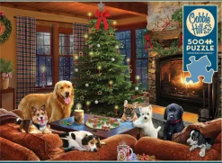 Cobble Hill Furry Festivities | 500 Piece- 500 Piece | Dogs