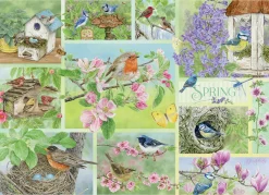 Cobble Hill Garden Birds in Spring | 500 Piece- 500 Piece