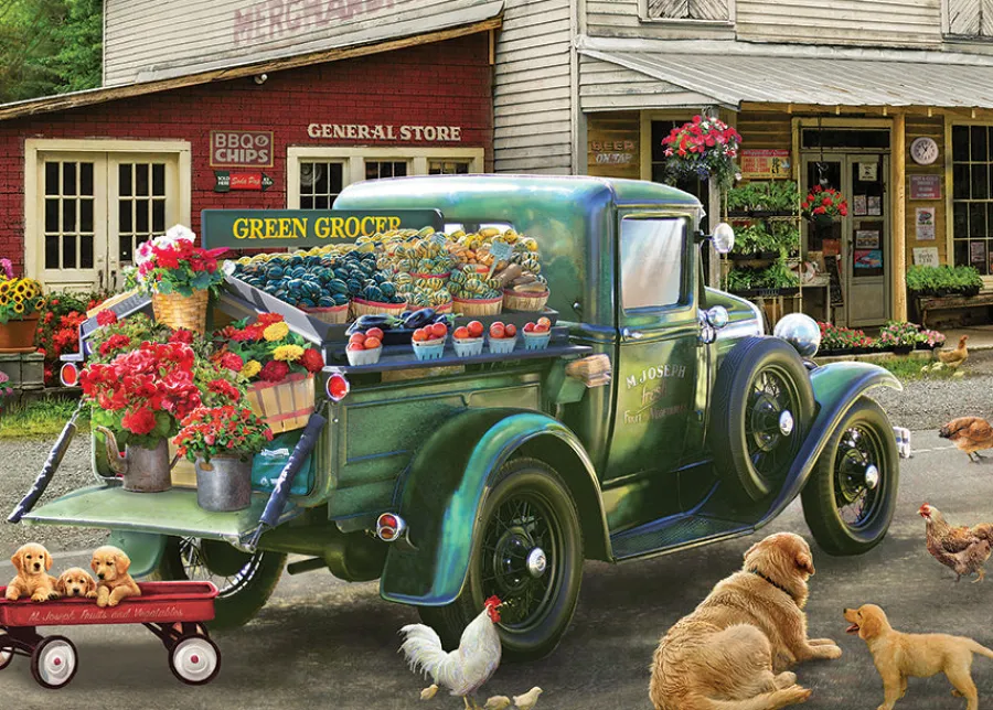 Cobble Hill Green Grocer (tray) | 35 Piece Tray- Tray Puzzles
