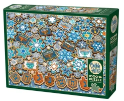 Cobble Hill Hanukkah Cookies | 1000 Piece- 1000 Piece | Collage - Busy