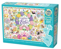 Cobble Hill Happy Easter (Family) | Family Pieces 350- Family Pieces 350 | Cats