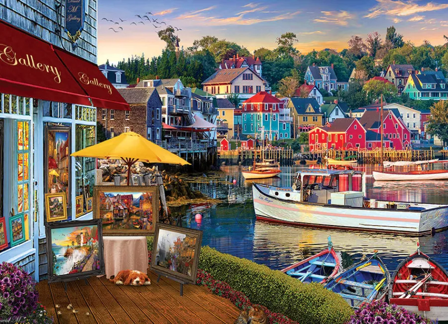 Cobble Hill Harbor Gallery | 1000 Piece- 1000 Piece | Townscape