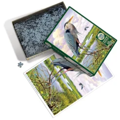Cobble Hill Heron | 1000 Piece- 1000 Piece | Countryscape