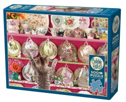 Cobble Hill High Tea High Jinks | 500 Piece- 500 Piece | Cats