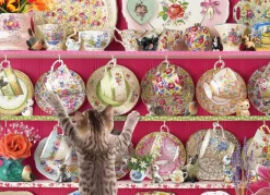 Cobble Hill High Tea High Jinks | 500 Piece- 500 Piece | Cats