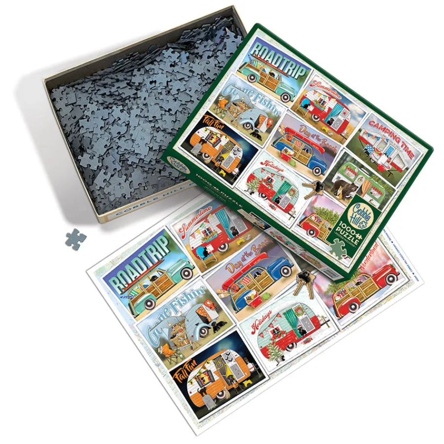 Cobble Hill Hitting the Road | 1000 Piece- 1000 Piece | Road Adventures