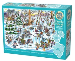 Cobble Hill Hockey Town (Family) | Family Pieces 350- Family Pieces 350 | Wildlife