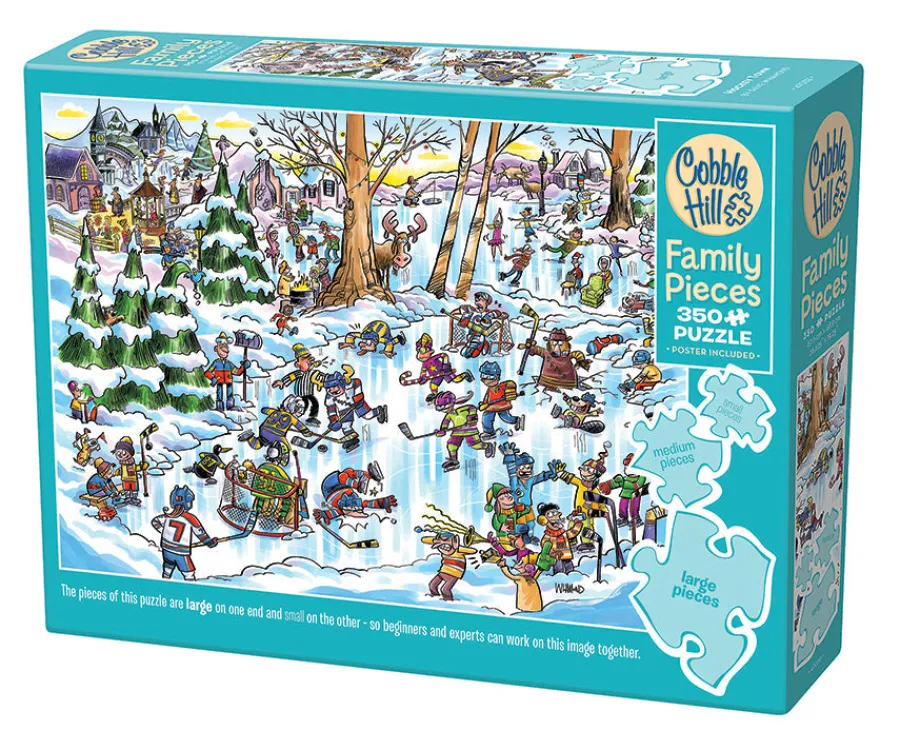 Cobble Hill Hockey Town (Family) | Family Pieces 350- Family Pieces 350 | Wildlife
