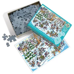 Cobble Hill Hockey Town (Family) | Family Pieces 350- Family Pieces 350 | Wildlife
