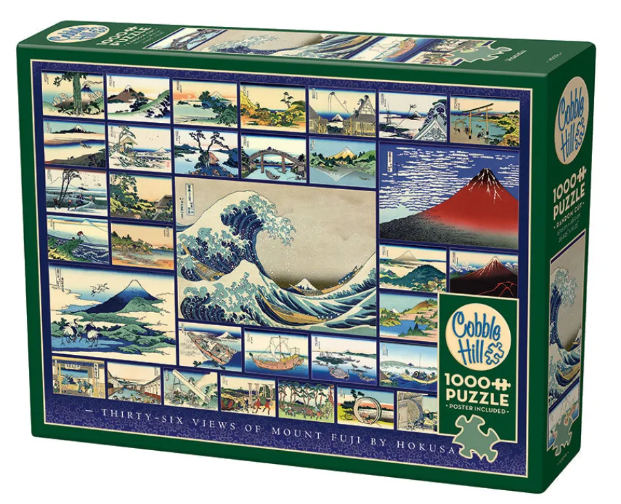 Cobble Hill Hokusai | 1000 Piece- 1000 Piece | Waterscape